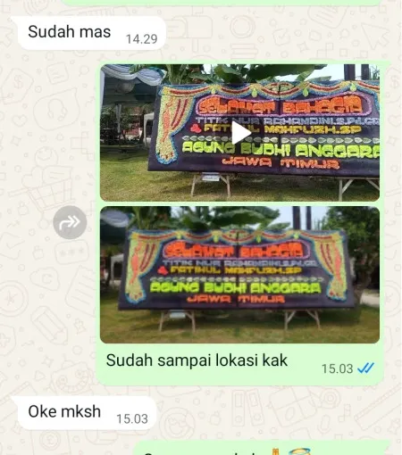 Pengiriman Papan Bunga Kihiyang Binong
