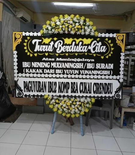 Papan Bunga Duka Kihiyang Binong