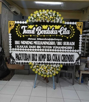 Papan Bunga di Kihiyang Binong
